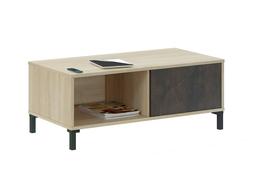 Da Salotto Tavolino Basso Da Caff&eacute; Con Ripiani Contenitore 