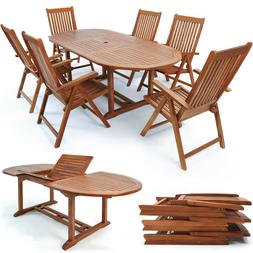 E Sedie Da Giardino 7 Pezzi Set Da Pranzo Arredo Esterno Ter