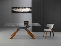 Fisso 160 X 90 Base Metallo/legno Piani Vetro Float Ceramica