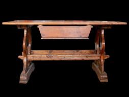 Fratina Con Cassettone - In Legno Comune Costruito Con Mater