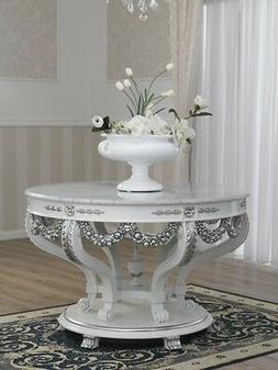 Imperiale Stile Barocco Moderno Bianco Laccato E Foglia Arge