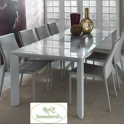 In Acciaio Con Cristallo Doppia Allunga 140/230 Tortora Chia