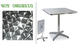 Alluminio Top Standard 60x60 Pieghevole Gamba Standard Giard