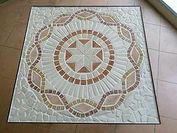 In Ferro Battuto Con Mosaico In Pietra Stile Rustico Country