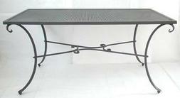 In Ferro Battuto Rettangolare 160x90xh76 Tavoli Arredamento 