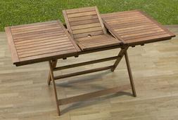 In Legno 160x70 Pieghevole Da Giardino Rettangolare Per Este