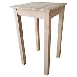 In Legno Grezzo Da Verniciare Quadrato Cm 60x60 Altezza 102 