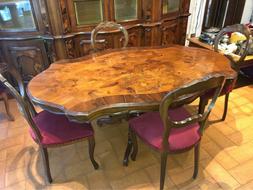 In Legno Massello Con Sedie