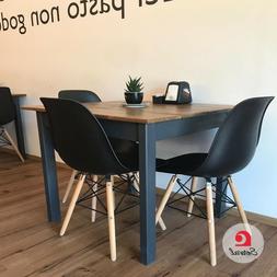 In Legno Massello Quadrato - 80x80x75 - Mod. Scindarella