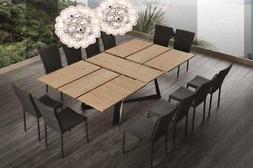 In Legno Si Allunga E Si Allarga Da 200x100 A 250x140 Base M