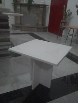 In Marmo Bianco Sivec Da Salotto/ufficio 50x50x47 Cm,tavolin