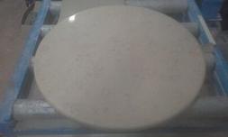 In Marmo Rosa Egiziano,rotondo,diametro 70,tavolino Tondo Pe