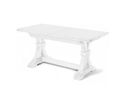 In Massello Colore Bianco Con 4 Allunghe Da 45 Cm