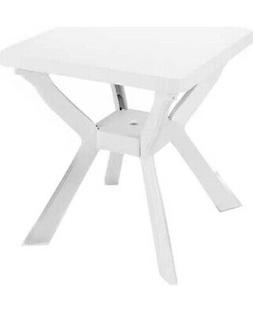 In Resina Quadrato Reno Colore Bianco 70x70 Progarden 90300