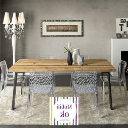 Industrial Design In Legno Vintage Conifera Vecchia E Metall
