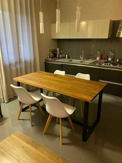 Legno Massello Di Faggio Con Bordo Naturale 180 X 80 Industr