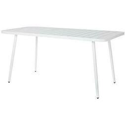 Lennie Da Esterno Giardino Bar Alluminio Bianco 163 Cm Veran