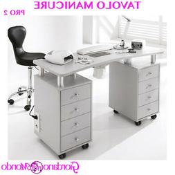 Manicure Con Aspiratore Polveri E Cuscino Poggiamano Profess