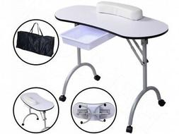 Manicure Pieghevole Con Cassetto E Borsa 98x77x44 Cm. Pesa 9