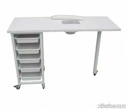 tavolo manicure ricostruzione unghie con aspiratore nails