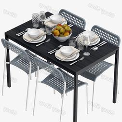 Nero Ufficio Casa Cucina Struttura Metallo Cm. 110 X 67 Mod.