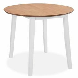 Per Sala Da Pranzo Con Ali Rotondo In Mdf Bianco