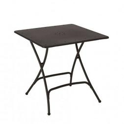 Pieghevole 80x80 Antracite In Metallo Con Decori E Foro Per 