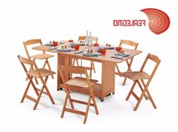 Pieghevole A Scomparsa In Legno Colore Noce Foppapedretti Mo