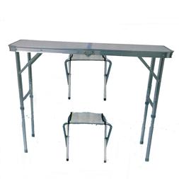 Pieghevole Campeggio E 2 Sedie Da Valigia