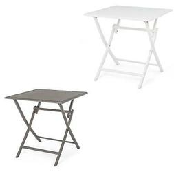 Pieghevole Elin 70 X 70 In Alluminio Da Esterno Per Giardino