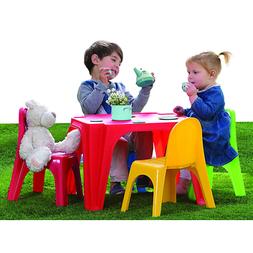 Plastica Con 4 Sedie Arredamento Bambino Gioco Cameretta Gia