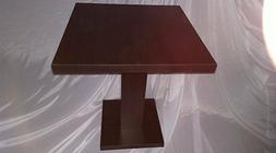 Pranzo Giove Q 80x80 Legno Wenghe' Bar Ristorante Hotel Disc