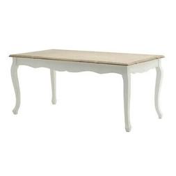 Provenzale Francese Legno Bianco Tavoli Da Pranzo Cm180x90h7