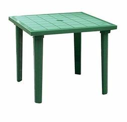 Quadrato Resina Week End Verde Cm.80x80xh.72 Arredo Giardino