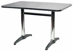 Rettangolare Da Giardino In Alluminio E Acciaio 70x110 Cm Vo