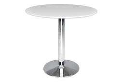 Rotondo 80 Cm Bianco, Tavolino Da Bar Mod. Romeo