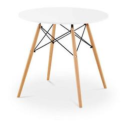 Rotondo Design Moderno Soggiorno Diametro: 80 Cm Bianco Capa