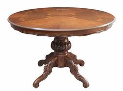 Rotondo Intarsiato 120 Cm Cucina E Sala Da Pranzo, Tavolo Cl