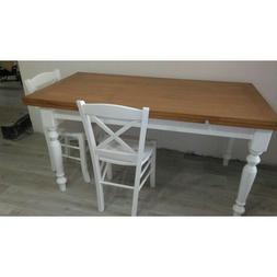 Rovere Bianco  2 Allunghe O Apertura A Libro