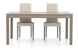 Rovere Grigio Rettangolare Con 4 Allunghe Spazio Casa