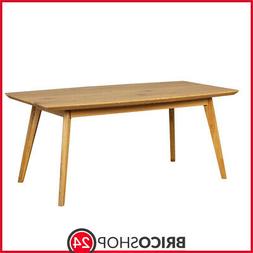 Rovere Industrial 180x90 In Legno Da Sala Da Pranzo Moderno 