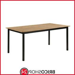 Rovere Industrial 180x90 In Legno Da Salotto Pranzo Moderno 