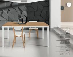 Rovere Naturale E Metallo Verniciato Color Bianco