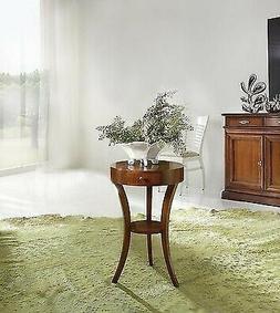 Salotto Rotondo 3 Gambe Legno Massello In Legno Vari Colori