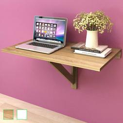 Salvaspazio Pieghevole Parete Tavolino Scrivania Rovere/bian