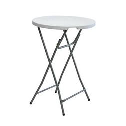 Snack Bar Bistrot Pieghevole Top In Metallo E Resina Bianco 