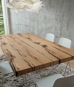 Soggiorno Rovere Antico Pr-denis 200x100 Cm Basamento Metall