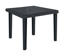 Tavoli  In Resina Boheme Da Esterno Cm 90x90xh74 Antracite R