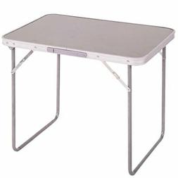 Tavolino Campeggio Spiaggia Pieghevole Legno E Metallo 70x50