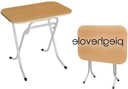 Tavolino H77*110*70cm Rettangolare Pieghevole Struttura Meta